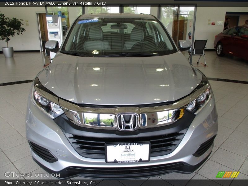 Lunar Silver Metallic / Gray 2019 Honda HR-V LX AWD