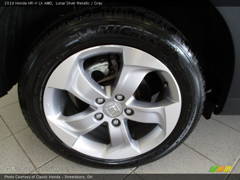 Lunar Silver Metallic / Gray 2019 Honda HR-V LX AWD