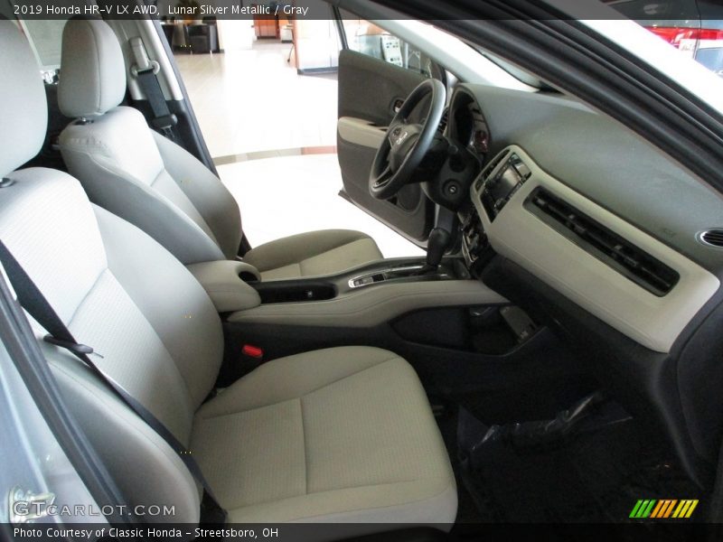 Lunar Silver Metallic / Gray 2019 Honda HR-V LX AWD