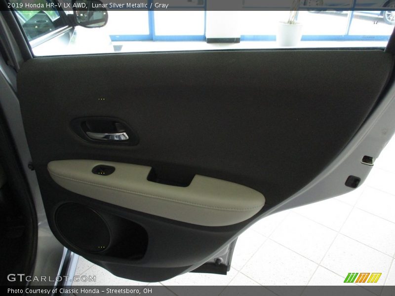 Lunar Silver Metallic / Gray 2019 Honda HR-V LX AWD