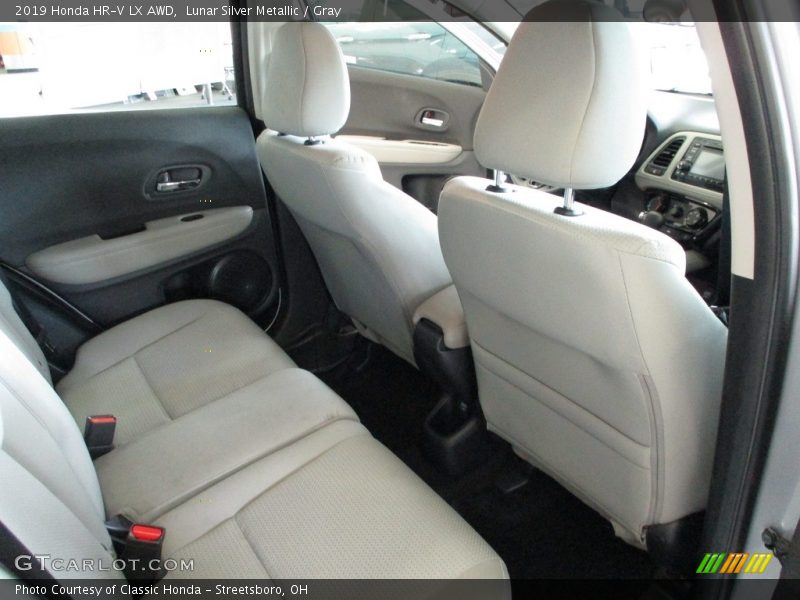Lunar Silver Metallic / Gray 2019 Honda HR-V LX AWD