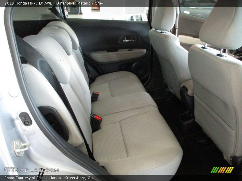 Lunar Silver Metallic / Gray 2019 Honda HR-V LX AWD