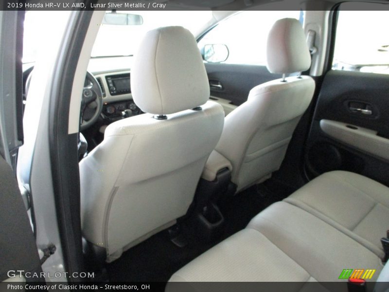 Lunar Silver Metallic / Gray 2019 Honda HR-V LX AWD