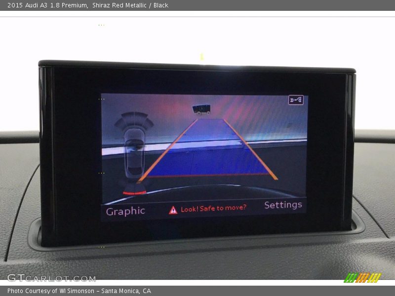 Shiraz Red Metallic / Black 2015 Audi A3 1.8 Premium