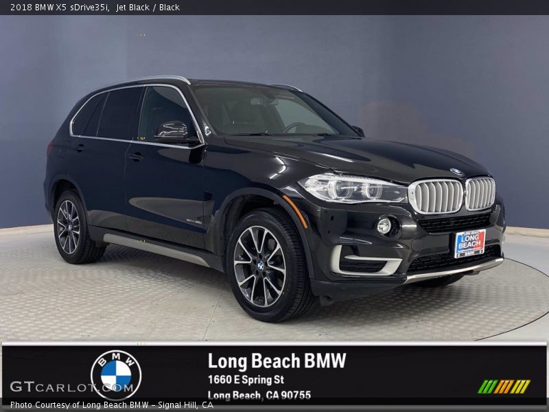 Jet Black / Black 2018 BMW X5 sDrive35i