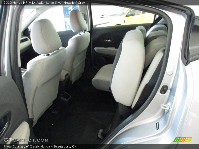 Lunar Silver Metallic / Gray 2019 Honda HR-V LX AWD