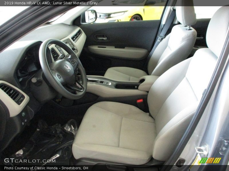 Lunar Silver Metallic / Gray 2019 Honda HR-V LX AWD