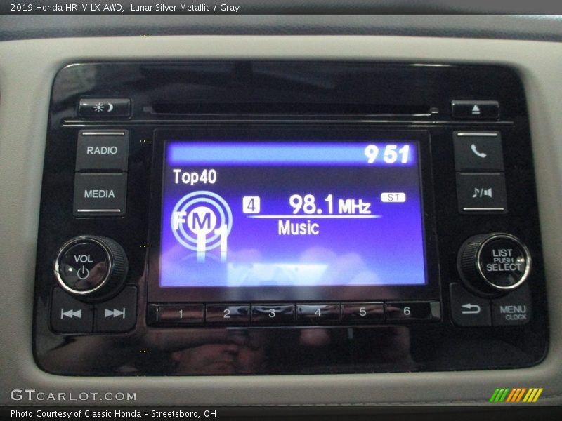 Lunar Silver Metallic / Gray 2019 Honda HR-V LX AWD