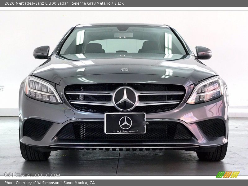 Selenite Grey Metallic / Black 2020 Mercedes-Benz C 300 Sedan