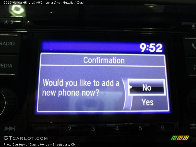 Lunar Silver Metallic / Gray 2019 Honda HR-V LX AWD