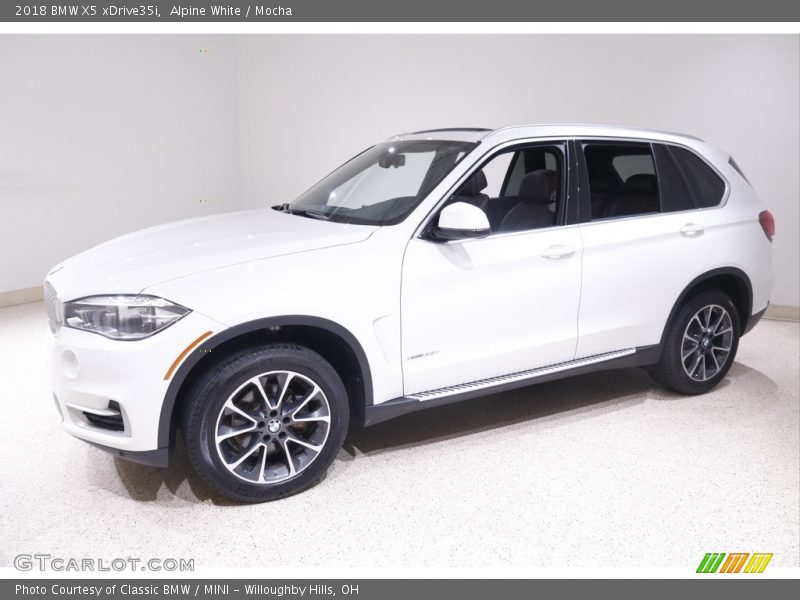 Alpine White / Mocha 2018 BMW X5 xDrive35i
