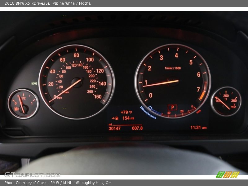 Alpine White / Mocha 2018 BMW X5 xDrive35i