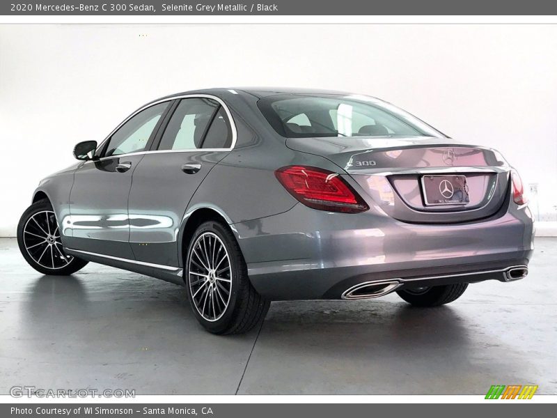 Selenite Grey Metallic / Black 2020 Mercedes-Benz C 300 Sedan