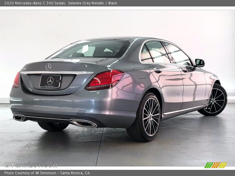 Selenite Grey Metallic / Black 2020 Mercedes-Benz C 300 Sedan