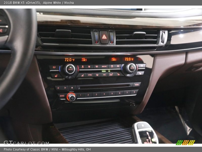 Alpine White / Mocha 2018 BMW X5 xDrive35i