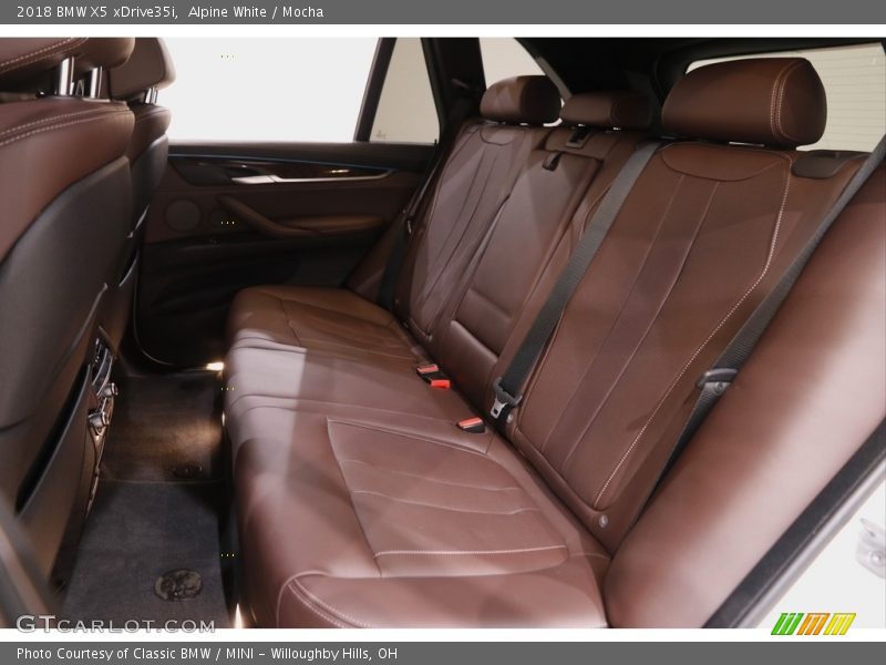 Alpine White / Mocha 2018 BMW X5 xDrive35i