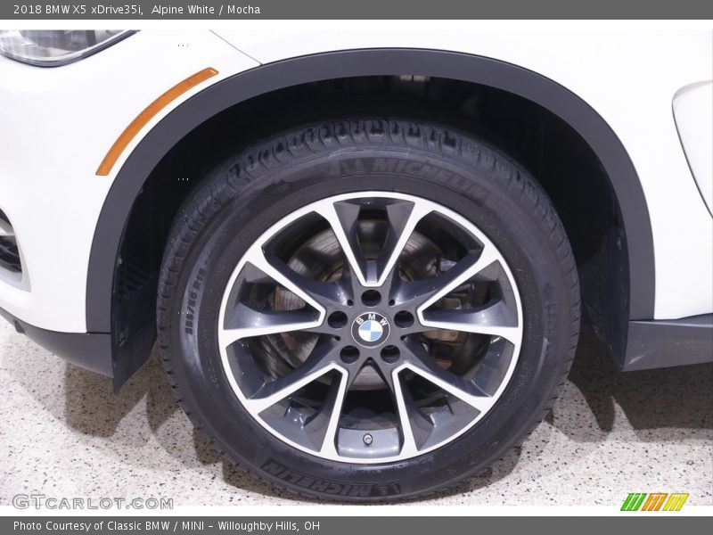 Alpine White / Mocha 2018 BMW X5 xDrive35i