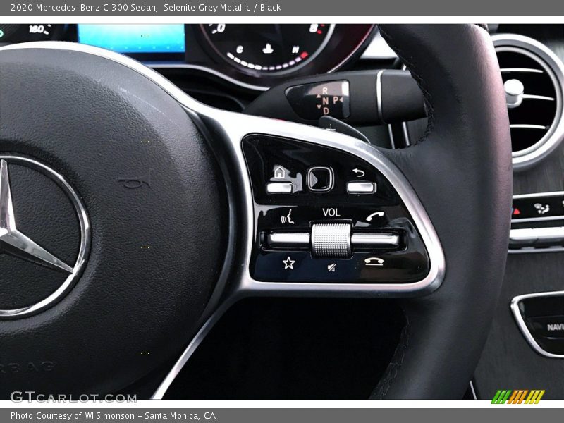 Selenite Grey Metallic / Black 2020 Mercedes-Benz C 300 Sedan