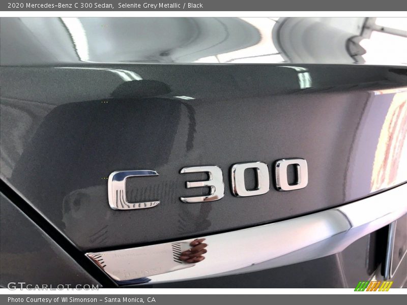 Selenite Grey Metallic / Black 2020 Mercedes-Benz C 300 Sedan
