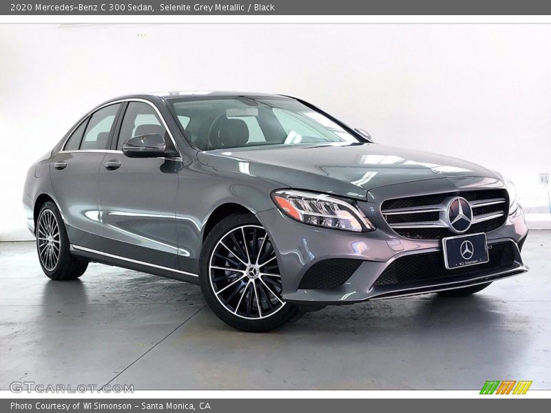 Selenite Grey Metallic / Black 2020 Mercedes-Benz C 300 Sedan