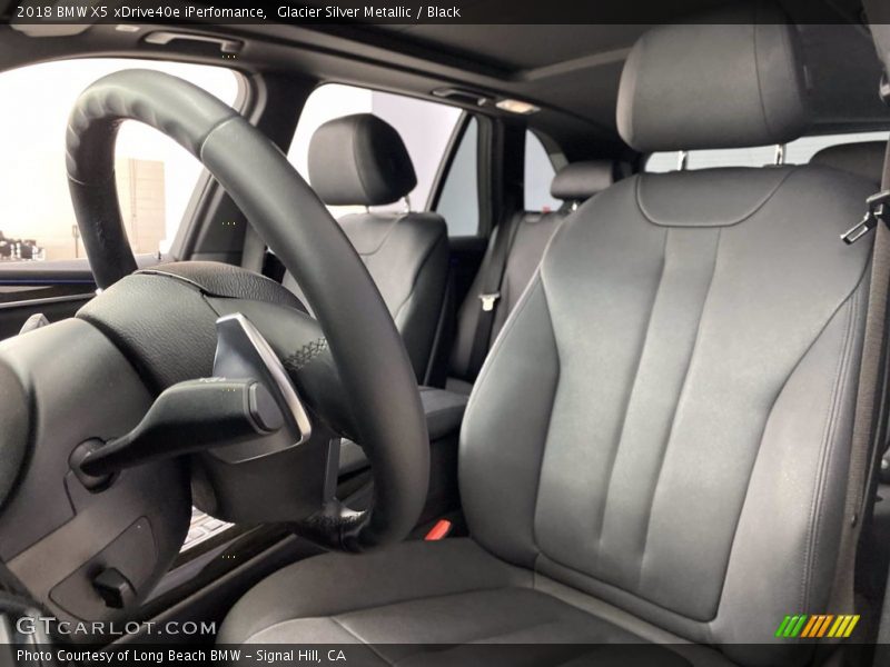 Glacier Silver Metallic / Black 2018 BMW X5 xDrive40e iPerfomance