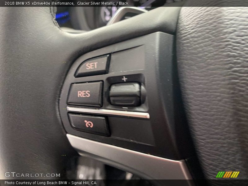 Glacier Silver Metallic / Black 2018 BMW X5 xDrive40e iPerfomance