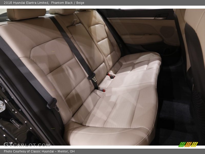 Phantom Black / Beige 2018 Hyundai Elantra Limited
