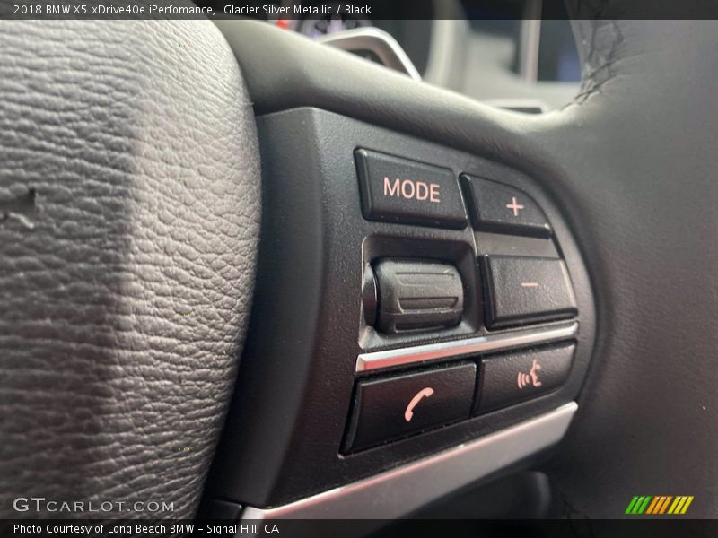 Glacier Silver Metallic / Black 2018 BMW X5 xDrive40e iPerfomance