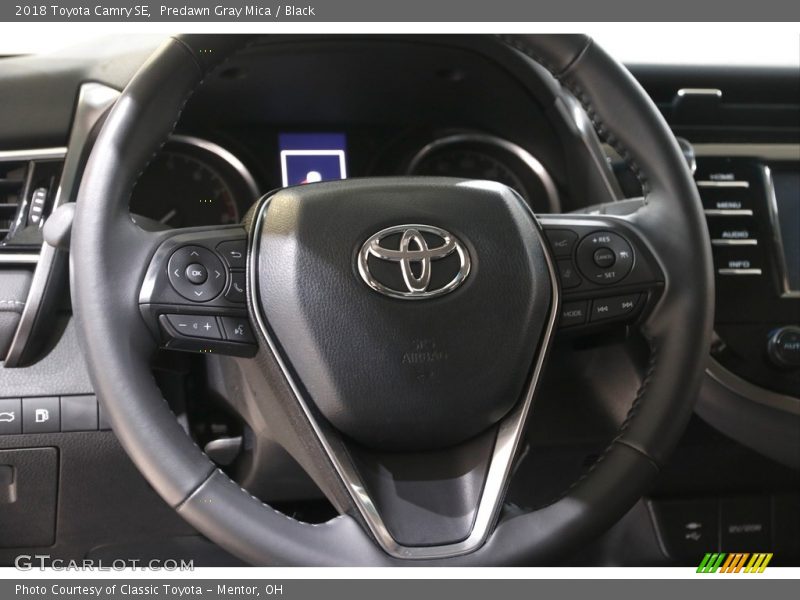 Predawn Gray Mica / Black 2018 Toyota Camry SE