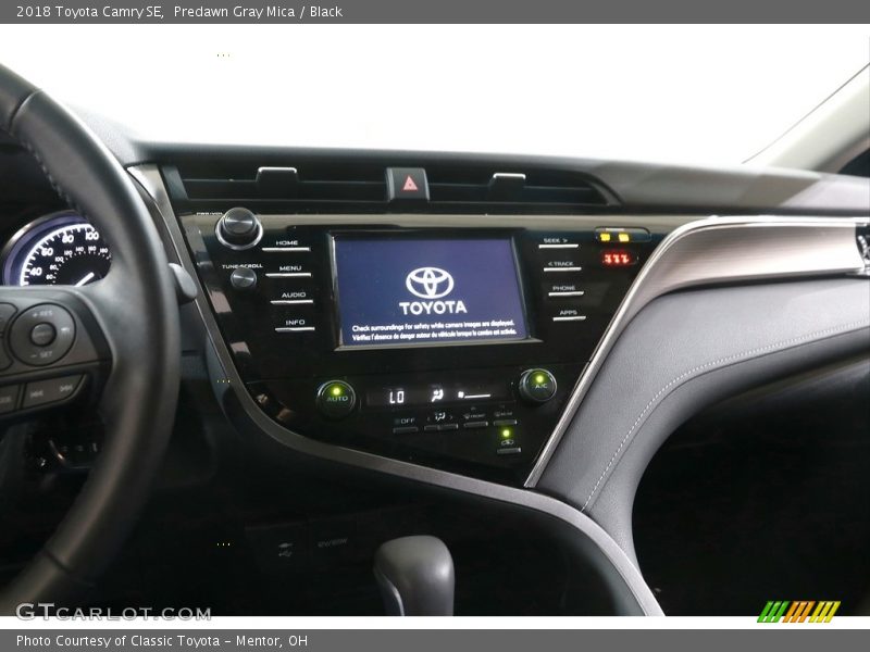 Predawn Gray Mica / Black 2018 Toyota Camry SE