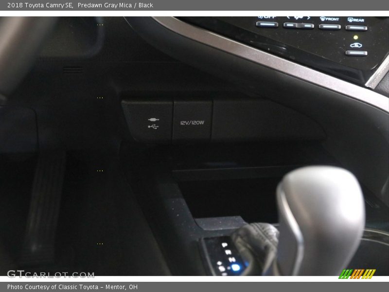 Predawn Gray Mica / Black 2018 Toyota Camry SE
