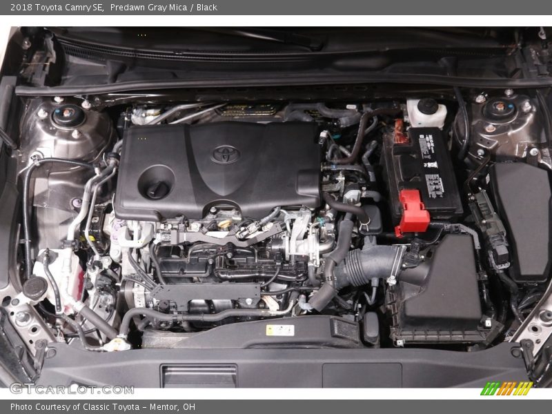 Predawn Gray Mica / Black 2018 Toyota Camry SE