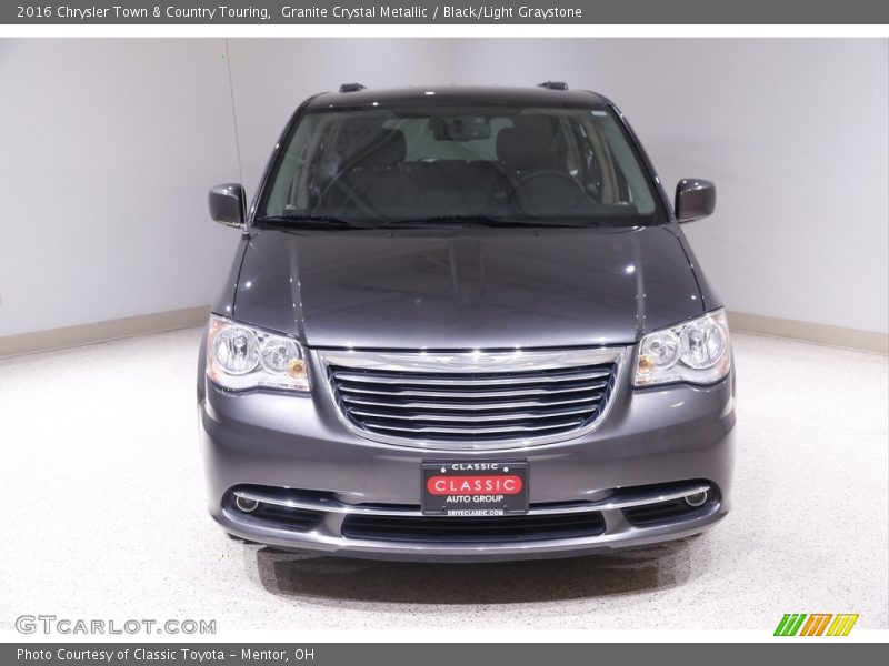 Granite Crystal Metallic / Black/Light Graystone 2016 Chrysler Town & Country Touring