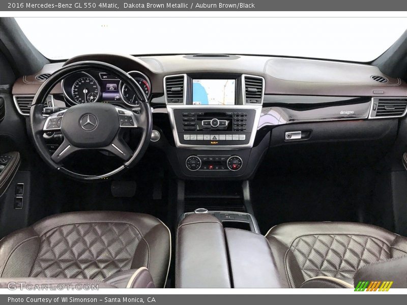 Dakota Brown Metallic / Auburn Brown/Black 2016 Mercedes-Benz GL 550 4Matic