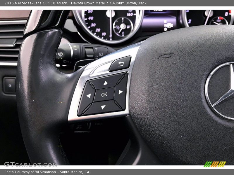 Dakota Brown Metallic / Auburn Brown/Black 2016 Mercedes-Benz GL 550 4Matic