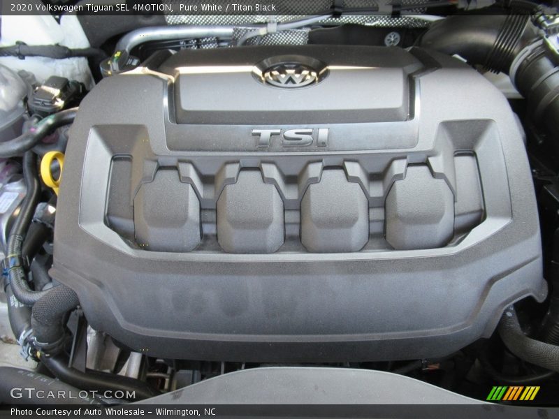 Pure White / Titan Black 2020 Volkswagen Tiguan SEL 4MOTION