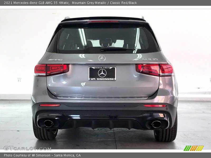 Mountain Grey Metallic / Classic Red/Black 2021 Mercedes-Benz GLB AMG 35 4Matic