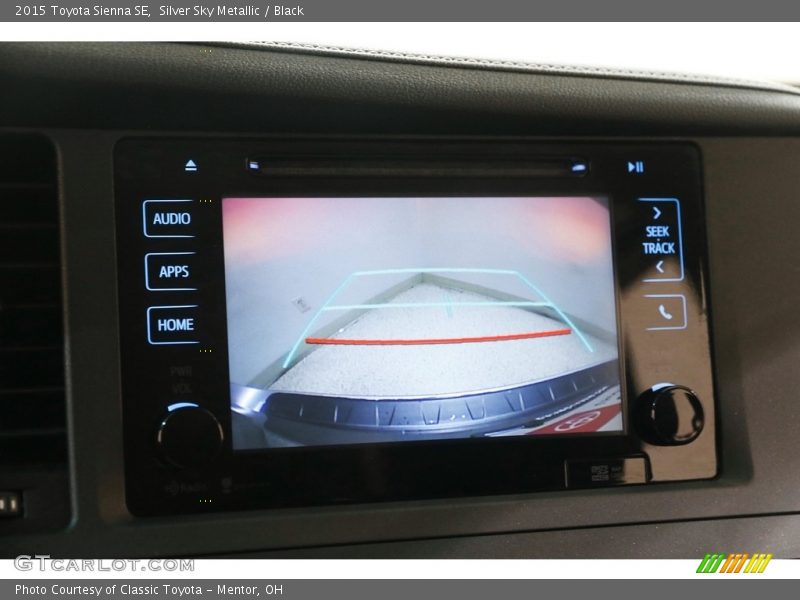 Silver Sky Metallic / Black 2015 Toyota Sienna SE