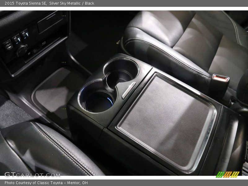 Silver Sky Metallic / Black 2015 Toyota Sienna SE