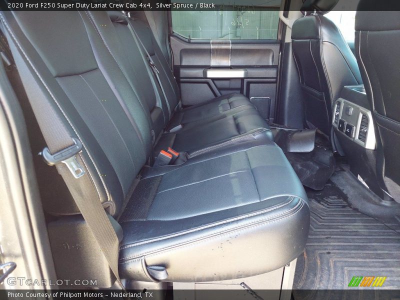 Silver Spruce / Black 2020 Ford F250 Super Duty Lariat Crew Cab 4x4