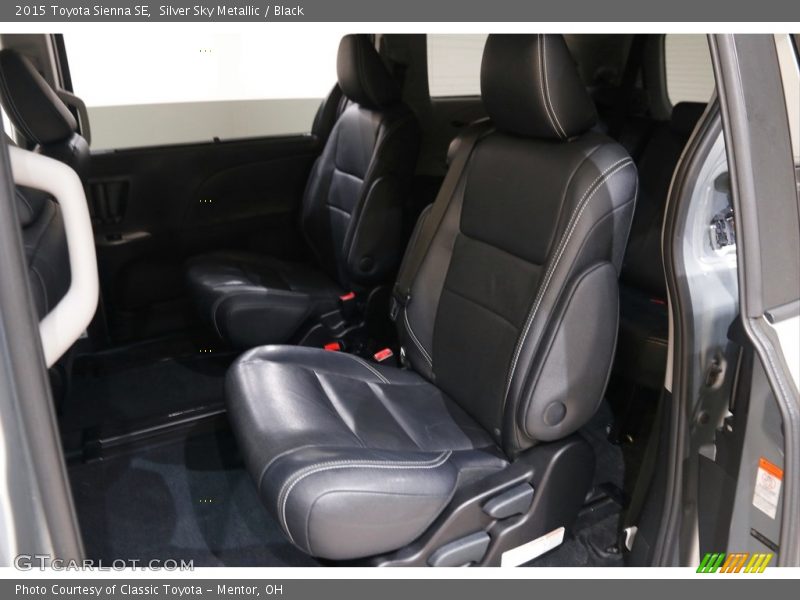 Silver Sky Metallic / Black 2015 Toyota Sienna SE