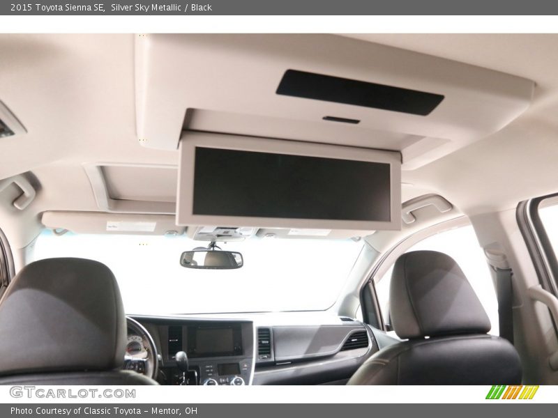 Silver Sky Metallic / Black 2015 Toyota Sienna SE