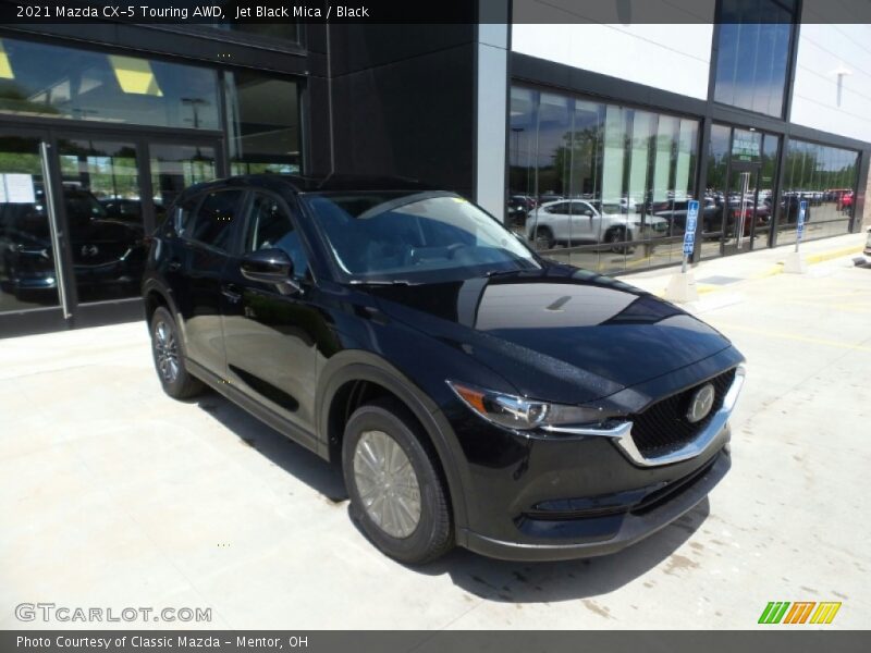 Jet Black Mica / Black 2021 Mazda CX-5 Touring AWD