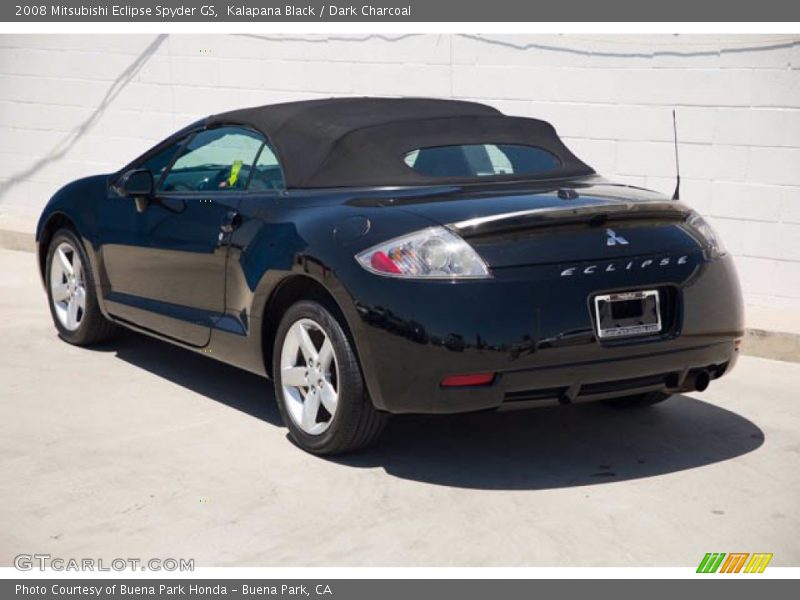 Kalapana Black / Dark Charcoal 2008 Mitsubishi Eclipse Spyder GS