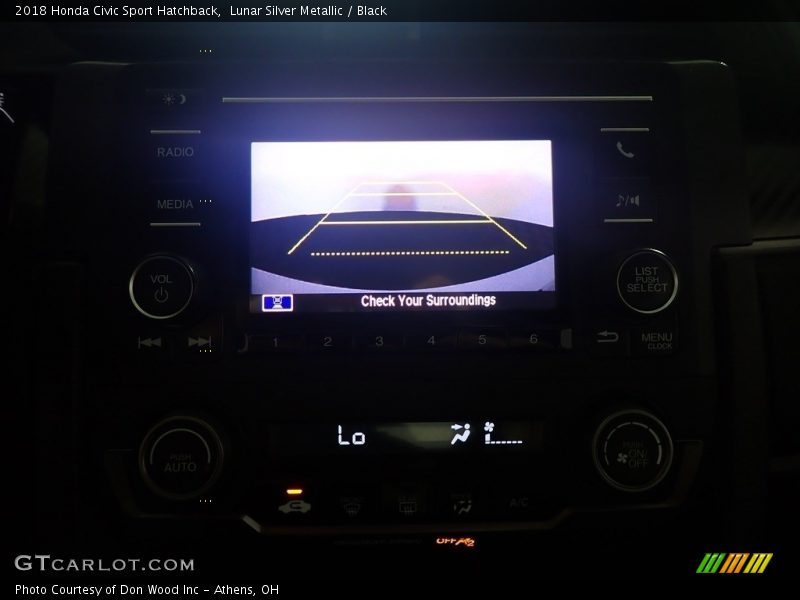 Lunar Silver Metallic / Black 2018 Honda Civic Sport Hatchback