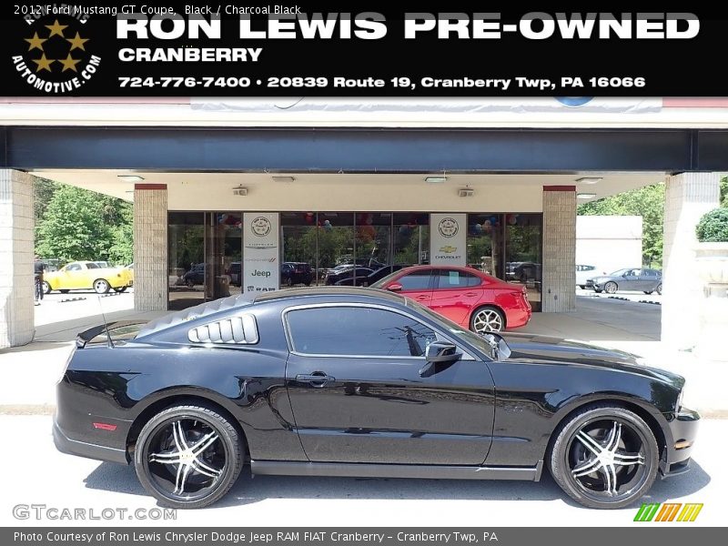 Black / Charcoal Black 2012 Ford Mustang GT Coupe