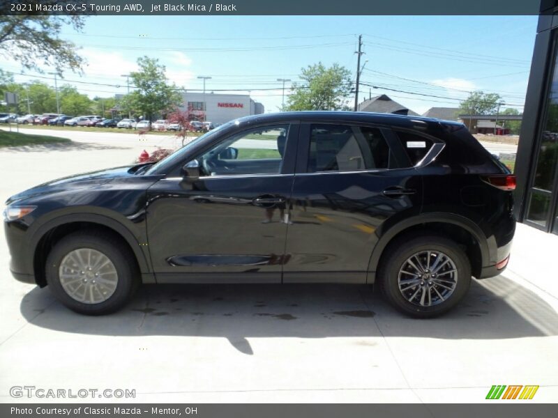 Jet Black Mica / Black 2021 Mazda CX-5 Touring AWD