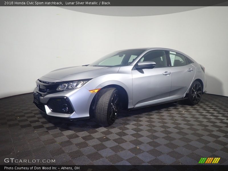 Lunar Silver Metallic / Black 2018 Honda Civic Sport Hatchback