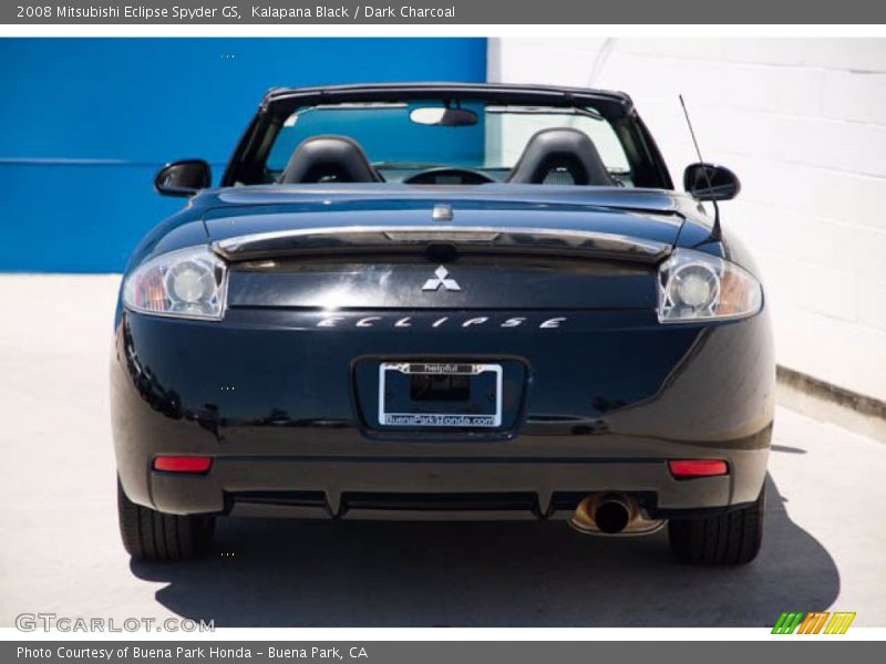 Kalapana Black / Dark Charcoal 2008 Mitsubishi Eclipse Spyder GS