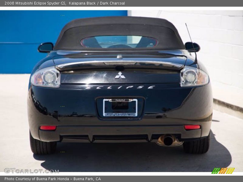 Kalapana Black / Dark Charcoal 2008 Mitsubishi Eclipse Spyder GS